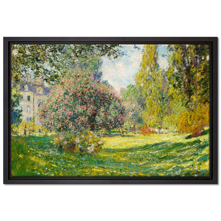 Rosalind Wheeler Gerahmtes Leinwandbild Landscape At Monceau Park Von